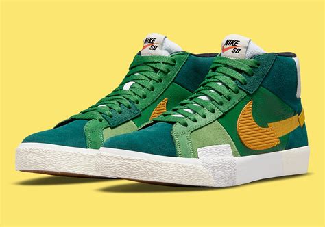 nike blazer groen|nike blazer mid mosaic.